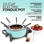 Nostalgia 12-Cup Electric Fondue Pot Set