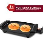 Electric Non-Stick Griddle with Adjustable Thermostat