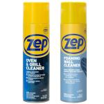 Zep Heavy-Duty Oven and Grill Cleaner 19 oz (1 Unit) and Foaming Wall Cleaner 18 oz (1 Unit) ECBD001 – Professional Grade Foaming Spray Cleaners Designed to Tackle Grease, Scuffs, and Kitchen Messes