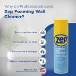 Zep Heavy-Duty Oven and Grill Cleaner 19 oz (1 Unit) and Foaming Wall Cleaner 18 oz (1 Unit) ECBD001 – Professional Grade Foaming Spray Cleaners Designed to Tackle Grease, Scuffs, and Kitchen Messes