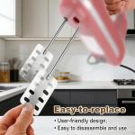 Tinoaly 2pcs Hand Mixer Butter Churner Replacement Kit, Stainless Steel Butter Maker Churn Homemade Butter Making Supplies Compatible with KHM3 KHM5 KHM6 KHM7 KHM9 KHMB7 Attachments Accessories