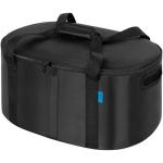 LASUK Portable Slow Cooker Travel Bag, Isulated Carrier Case Tote for 4-8 Quart Crock Carrier Compatible with Else Brands, Internal Mesh Net Holds Pot in Place, For Travel, Outdoor, Picnic, Black