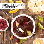 Nostalgia 12-Cup Electric Fondue Pot Set