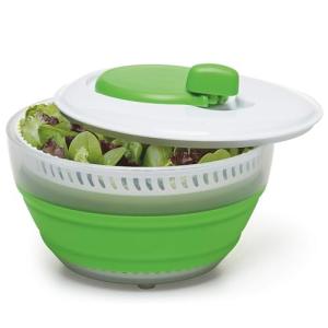 PrepWorks 3 Qt Collapsible Salad Spinner – Space-Saving Clean