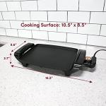 Electric Non-Stick Griddle with Adjustable Thermostat