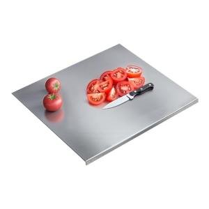 304 Stainless Steel Cutting Board – Stainless Steel Kitchen Chopping Boards Non-Slip, Dishwasher Safe – Ideal for Meat, Vegetables, Fruits, Bread & Baking – Commercial & Home Use (19.6 * 19.6in)