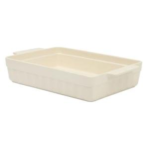 Martha Stewart Broadbrook Ceramic Bakeware, 13x9 Inch Rectangular Baking Dish with Handles, Cream Glazed Stoneware for Casseroles, Lasagna, Roasts & Desserts, Oven & Dishwasher Safe