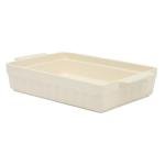 Martha Stewart Broadbrook Ceramic Bakeware, 13x9 Inch Rectangular Baking Dish with Handles, Cream Glazed Stoneware for Casseroles, Lasagna, Roasts & Desserts, Oven & Dishwasher Safe