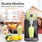 ZABINS Slushie Machine, 2L/68oz Frozen Drink Maker & Margarita Machine with 6 Presets and LED Display, No Ice Needed Slushy Machine for Home & Party