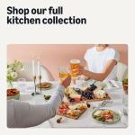 Amazon Basics Wooden Chopping Boards, 3-Piece Set, Acacia Wood, Pre-Oiled with Juice Groove