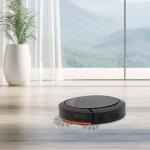 Robot Vacuum Cleaner, 3 In 1 Robot Vacuum & Mop & sweep Combo, Push Button and APP Control, Self-Charging Robotic Vacuum Cleaner, 120 Mins, Strong 2700Pa Suction, Ideal for Pet Hair and Carpet (Black)