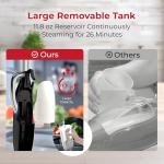 Rosewill 11-in-1 Steam Mop, 260°F Handheld Steam Cleaner, 1200W Detachable Steam Mops for Floor Cleaning, Removable Tank, Multi-Purpose Steamer for Hardwood, Tile, Grout, Furniture - Black