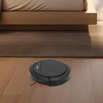 Robot Vacuum Cleaner, 3 In 1 Robot Vacuum & Mop & sweep Combo, Push Button and APP Control, Self-Charging Robotic Vacuum Cleaner, 120 Mins, Strong 2700Pa Suction, Ideal for Pet Hair and Carpet (Black)