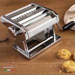 MARCATO Ampia 150 Manual Pasta Machine, Chrome Steel