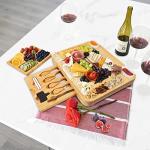 Large Charcuterie Board and Knife Set with Drawers
