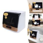 Portable Countertop Dishwasher for 4-6 Sets, Compact Mini Dish Washer with 8L Water Consumption,No Installation Needed，800W Dish Washing Machine with 3 Modes for Tableware & Fruit