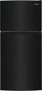 Frigidaire FFHT1425VB 28 inch Top Freezer Refrigerator with 13.9 cu. ft. Capacity EvenTemp Cooling System Humidity Controlled Crisper Drawer Auto Close Doors in Black