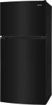 Frigidaire FFHT1425VB 28 inch Top Freezer Refrigerator with 13.9 cu. ft. Capacity EvenTemp Cooling System Humidity Controlled Crisper Drawer Auto Close Doors in Black