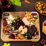 Large Charcuterie Board and Knife Set with Drawers