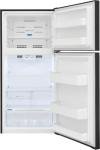 Frigidaire FFHT1425VB 28 inch Top Freezer Refrigerator with 13.9 cu. ft. Capacity EvenTemp Cooling System Humidity Controlled Crisper Drawer Auto Close Doors in Black