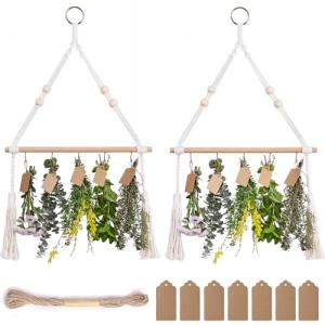 Herb Drying Rack Set with Gift Tags & Twine