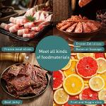 Koconic Stainless Steel Food Slicer,Manual Frozen Meat Slicer Beef and Mutton Roll Meat Cleavers Machine for Home Cooking of BBQ Hot Pot