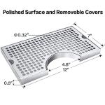 TMCRAFT Kegerator Tower Kit, Single Tap Beer Conversion Kit, Stainless Steel Beer Tower with Dual Gauge CGA-320 Regulator & D-System Keg Coupler for Bars, Pubs, and Restaurants