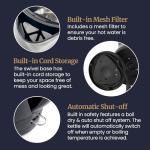 Elite Gourmet EKT8690X 1.7L Electric Tea Kettle 1500W, Hot Water Heater Boiler BPA-Free, Fast Boil, Water Level Window and Auto Shut-Off, Black