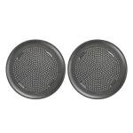 GoodCook AirPerfect Nonstick 16” Pizza Pan - Set of 2 - Pizza Trays for Oven, Perforated Round Pizza Pan, Carbon Steel Baking Pan, Homemade, Frozen & Leftover Slices