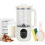 50oz Nut Milk Maker,10 in 1 Nut Milk Maker Machine with 20 Blades，Plant-Based Milk Maker for Soy，Juice, Fruit, Oat, Almond & Temp Hold, Delay Start, Boil & Auto Clean