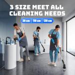 Shower Scrubber with Long Handle - Bathroom Power Electric Spin Scrubber for Cleaning Bathtub with 7 Brush Heads - Cordless IPX7 Waterproof Automatic for Grout, Tile, Tub, Toilet, Car