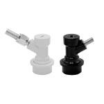 Homebrew Two Tap Door Mount Kegerator Conversion Kit with Dual Body Regulator