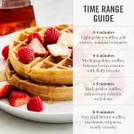 Martha Stewart Rotating Waffle Maker, 180° Flip Iron with PFAS-Free Nonstick Plates, Adjustable Timer, Ready Light, Drip Tray, Space Saving, Classic Round 7”, Easy to Clean, Stainless Steel, Caviar