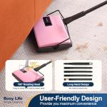 Yocada Manual Carpet Sweeper Cleaner Household Sweeper with Extra Brush Lightweight Hand Push Non-Electric for Home Office Low&Undercoat Carpets Rugs Pet Hair Dust Scraps Paper Small Rubbish Cleaning
