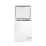 Danby DCF050A5WDB 5.0 cu. ft. Square Model Chest Freezer DOE Garage Ready: Freezer can perform in temperatures from 0°F to 110°F (-17°C to 43°C).