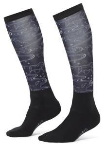 Kerrits Kids Dual Zone Boot Socks Plumnoir Ride The Wind Size: O/S