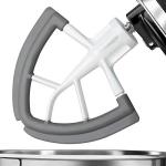Flex Edge Beater for KitchenAid,Mixer Attachement Compatible With KitchenAid,Mixer Accessory,Fits Tilt-Head Stand Mixer Bowls For 4.5-5 Quart Bowls,Beater With Silicone Edges,Grey