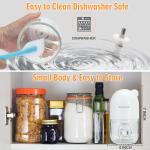 Baby Food Processor, MYAYLYGO Baby Food Maker Gift for Baby Food, Meat, Vegetable, Fruit, Baby Food Blender for Newborn Shower Gifts for Homemade Food&Purees, Medium, White, MGBFM-003WT