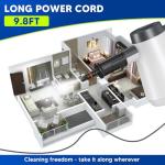 Handheld Steam Cleaner, 15s Fast Heating Pressurized Steam Cleaner for Home with 10 psc Accessories, Portable Steamer for Cleaning with Safety Lock for Home Kitchen Cleaning, Appliance Surfaces