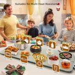 ROEDEER Silicone Warming Mat for Food Extra Large(15.6”x35”),Detachable Structure Food Warming Mats for Countertop,Warming Tray of 6 Temp-Settings & 6H Timer,with Heat Insulation Pad,XL-Gray