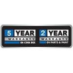 Broil King 923610 Vertical Charcoal Cabinet Smoker, Black