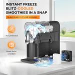 Garvee Slushie Machine for Home No Ice Needed, Frozen Drink Maker with LED Display & 6 Pre-Set Programs, Self-Cleaning Function 88 oz Large Capacity for Frozen Margaritas,Frappés,Ice Cream,