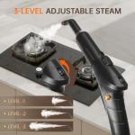Powerful Steam Cleaner for Home, Chemical-Free Multipurpose Steam Cleaner, 3-Steam Volumes Comfy Handle, Portable Deep Cleaning Lightweight Steamer for Car Detailing Carpet Upholstery Tile Grout