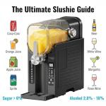 Garvee Slushie Machine for Home No Ice Needed, Frozen Drink Maker with LED Display & 6 Pre-Set Programs, Self-Cleaning Function 88 oz Large Capacity for Frozen Margaritas,Frappés,Ice Cream,