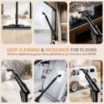 Powerful Steam Cleaner for Home, Chemical-Free Multipurpose Steam Cleaner, 3-Steam Volumes Comfy Handle, Portable Deep Cleaning Lightweight Steamer for Car Detailing Carpet Upholstery Tile Grout