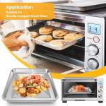 GCQ 11.77" × 11.77" Toaster Oven Baking Pan for Breville Smart Oven BOV800XL, Smart Oven Plus BOV810BSS, Smart Oven Pro BOV845BSS, Smart Oven Air BOV900BSS for Ninja SP100 SP101 SP201 Air Fry Oven