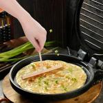 TIESOME 3 Pack Crepe Tool, 11.53" Pancake Turner + 2 Pcs Crepe Stick T-Shaped Spreader Sticks, Wooden Crepes Spatula Set for Any Size Pan Maker, Durable Lightweight