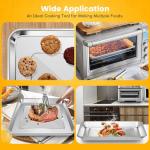 GCQ 11.77" × 11.77" Toaster Oven Baking Pan for Breville Smart Oven BOV800XL, Smart Oven Plus BOV810BSS, Smart Oven Pro BOV845BSS, Smart Oven Air BOV900BSS for Ninja SP100 SP101 SP201 Air Fry Oven