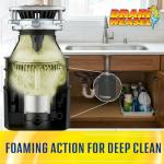 Drain Weasel Garbage Disposal Pods Cleaner and Deodorizer, Sink Odor Eliminator with Foaming Action, Septic-Safe Enzyme Formula, Fresh Lemon Scent, Pack of 5