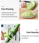 Green Cabbage Shredder, Stainless Steel Cabbage Grater, Fruit Vegetable Potato Peeler, Kitchen Gadgets, Wide Mouth Vegetables Peeler, Restaurants Accessories 4.72x7.08in